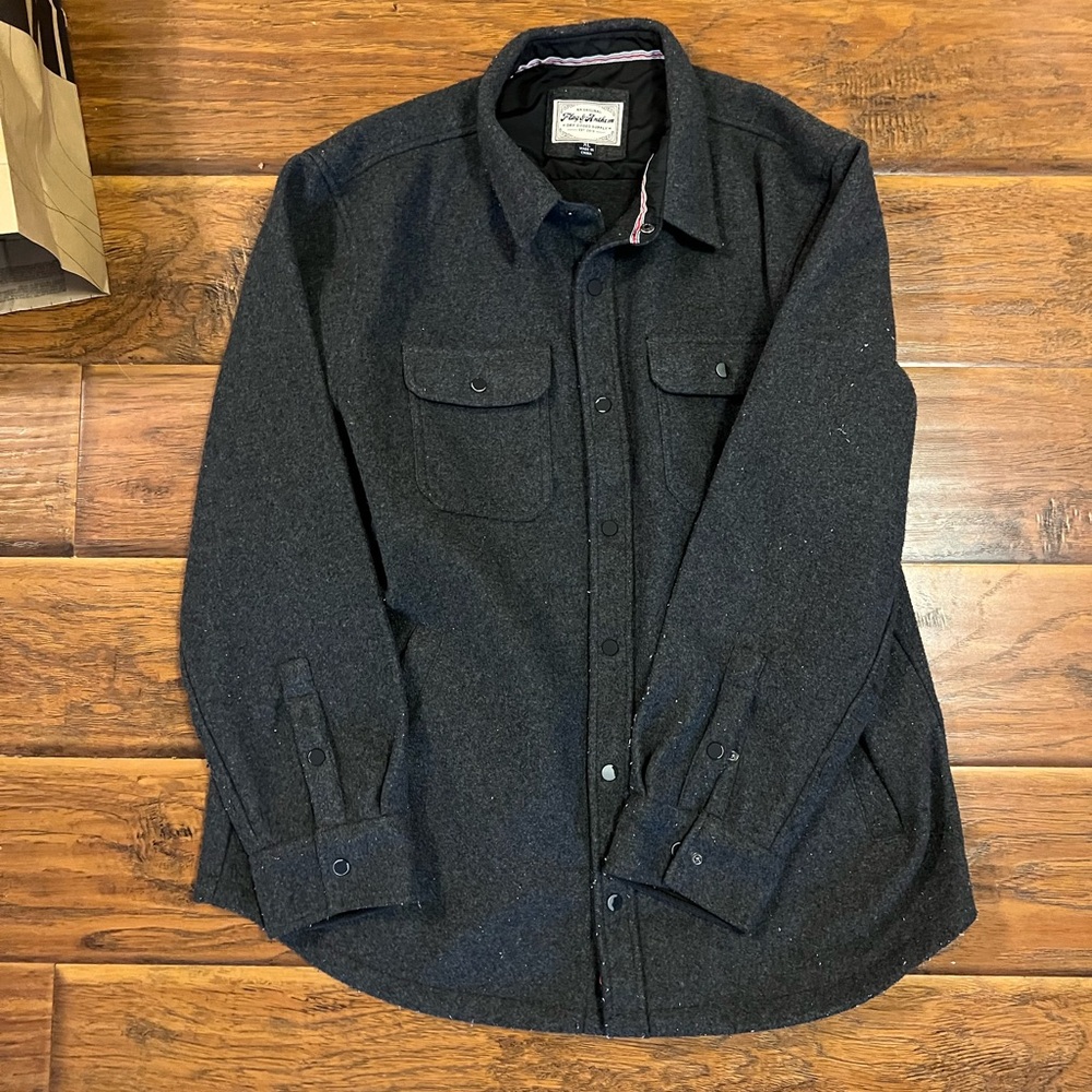Flag and Anthem Wool shirt/jacket